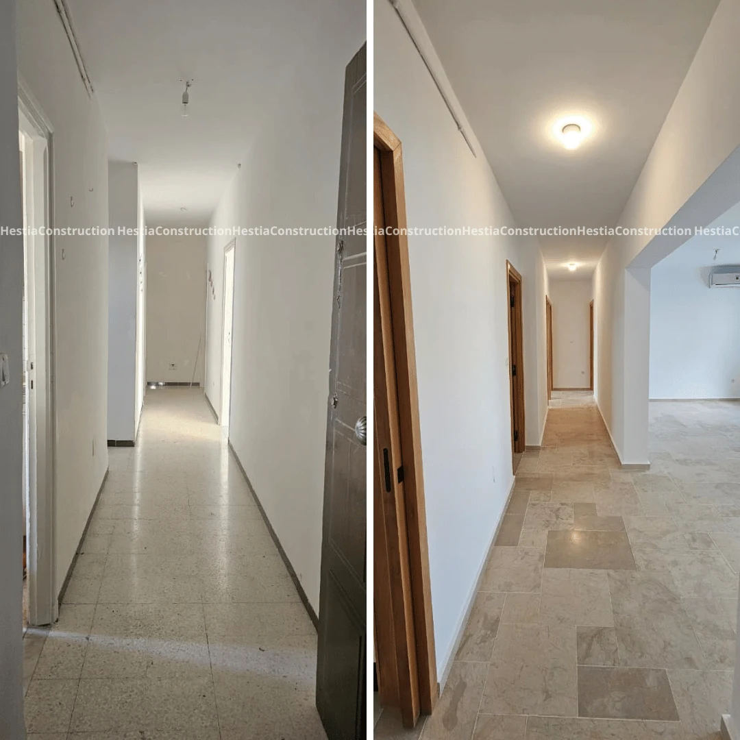 Projet de rénovation d'un appartement, Hestia Construction